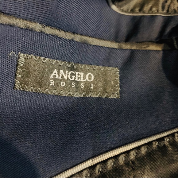 ⭐️ Angelo Rossi Navy Hand Tailored Suit Jacket - Picture 5 of 9